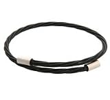 Backstage Black Guitar String Bracelet