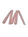12 Rose Pink Dinner Taper Candles