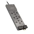 BLKBE11223410 Surge Protector, 1 Outlets, 10 Cord, 4260 Joules, Gray