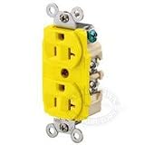 Hubbell Duplex Receptacle HUB-HBL52CM62 15 Amp 125 Volt