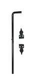 Ultra Hardware 35935 Cane Bolt, 18-Inch, Black