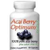 Acai Berry Optimum -- The Ultimate 2 in 1 Formula That Combines Acai Berry and Colon Cleanse. Ships Free Today Only