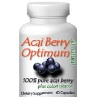 Acai Berry Optimum -- The Ultimate 2 in 1 Formula That Combines Acai Berry and Colon Cleanse. Ships Free Today Only