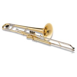 Jupiter 528 Series Valve Trombone, 528 Lacquer - Yellow Brass Bell