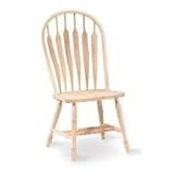 International Concepts 1C-1206 Windsor Steambent Arrowback Chair,