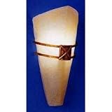 05-2304-S4-15 U Wall sconce in Golden amber and hand made glass by LEDS