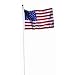 Valley Forge 18-Foot In Ground Steel Flag Pole With 3-Foot x 5-Foot Polycotton Flag