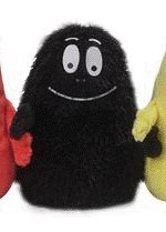 Peluche Barbapapa BARBOUILLE noir 13 cm