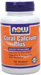 Coral Calcium Plus by NOW Foods - Minerals (1430 mg - 100 Vegetarian Capsules)