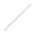 Winware Clear Spoon Straws Straight clear straw with a spoon shaped end, ideal for slush or crushed ice drinks.