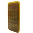 YELLOW MULTI CIRCLE PATTERN TOUCH THRU SOFT SILICONE TPU SKIN GEL COVER CASE FOR APPLE IPOD TOUCH ITOUCH 2ND GEN 3RD GEN SLIM FIT TOTAL PROTECTION