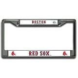 Buy MLB Major League Baseball Boston Red Sox Chrome Car License Plate Frame by Rico