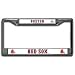 MLB Major League Baseball Boston Red Sox Chrome Car License Plate Frame