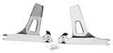 Sideplate Kit, Detachable, Chrome, For FXD Models