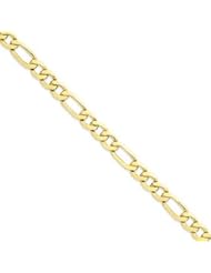 10k Gold Light Figaro Chain 18 Inches
