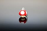 Super Mario Schlüsselanhänger mit Licht, roter Pilz