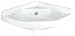 Elizabethan Classics ECETCBWH English Turn Corner Basin, White