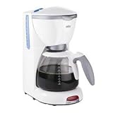 Kitchen & Housewares : Braun KF510W AromaDeluxe 10-Cup Coffeemaker with Brita Filter, White