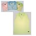 Confidence Ladies Classic Stripe Golf Shirt - Lime with white - S