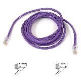 Belkin Patch Cable-RJ-45 (M)-RJ-45 (M)-6 ft-utp-( Cat 5E )-purple