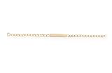 14k Yellow Gold Filled Children's Rectangular ID Bracelet, 6.25