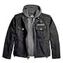 Harley Davidson® Men's Skull 3-in-1 Canvas Jacket. 100% cotton canvas. Removable hooded vest. 98415-08VM