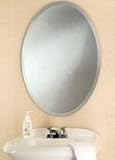 24 X 48 Oval Frameless Mirror