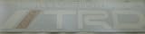 TRD Toyota Racing Development Decal Sticker (new) white/red X2