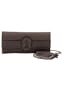 Women's Zamura Bronze PVC Removable Coin Clutch: Bronze Clutch