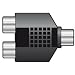 Splitter RCA socket to 2 x RCA sockets