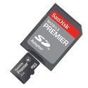 2GB Microsd Premier 10MB Speed with Sd Adapter & Jewel Case