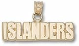 New York Islanders "Islanders" Pendant - 10KT Gold Jewelry