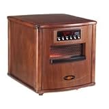 SpendLessOnHeat 1500 Tuscan Mahogany Infrared Heater