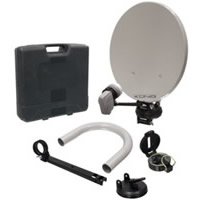 Konig Camping 35cm satellite set in suitcase