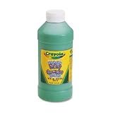 BINNEY & SMITH / CRAYOLA / BIN542016044 / Washable Paint, Green, 16 Ounces / Sold as 1 EA