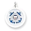 Sterling Silver US Coast Guard Disc