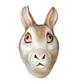 Childrens Toyshop  Toys : Rabbit Face Mask