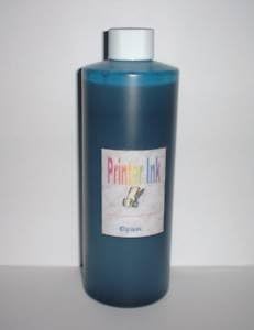 1 X 16 Oz Bulk Cyan Ink Refill Any Printer Hp Lex Dell