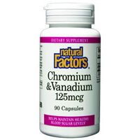 Chromium and Vanadium (100mcg 25mcg) - 90 - Capsule by Natural Factors