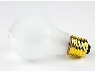 Bulbrite® 60 Watt 220 Volt A19 Bulb; Frosted/Warm White, 12/Pack