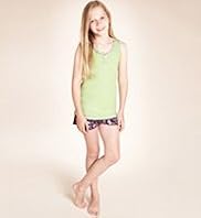 Older Girls Cotton Rich Ditsy Floral Shortie Pyjamas