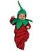 Deluxe Baby Bunting, Chili Pepper, 0 to 9 Months