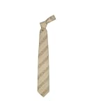 Roberto Cavalli - Roberto Cavalli Animal Patterned Bands Silk Tie Beige