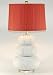White Washed Graduated Stacked Resin Sea Urchins Table Lamp