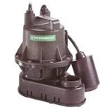 Hydromatic Plastic Submersible Sump Pump with Wide Angle Float Switch - B-A1