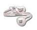 Solid Sterling Silver I Love Softball (or baseball) Adjustable Ring