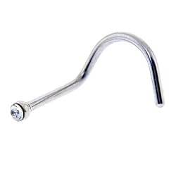 Crystalline Gem MICRO Nose Ring Twister
