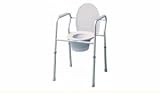 Commode 3-In-1 Steel Grey Adj