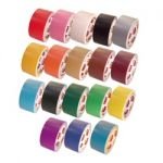 Tape Brothers Shorties Duct Tape 2 in x 10 yd rolls, Craft Grade, 18 colors