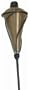 Progressive Global 53072 6' Black Decorative Garden Torch With Copper